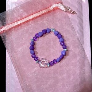Purple aesthetic bracelet